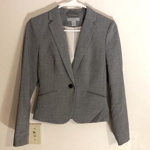 Fitted Gray Blazer